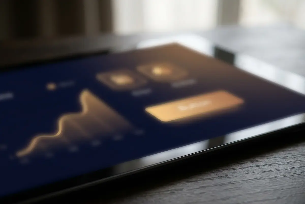 Purpose-built landing page with a clear call-to-action and a rising conversion-rate curve